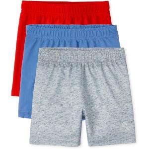 imageThe Childrens Place Baby Boys and Toddler Athletic Basketball ShortsCupids ArrowSkyDovetail 3pack