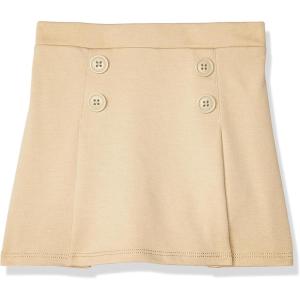 imageThe Childrens Place Baby Girls and Toddler Ponte Knit Button SkortSandy Single