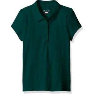 imageThe Childrens Place Girls Uniform Pique PoloSpruce Shade
