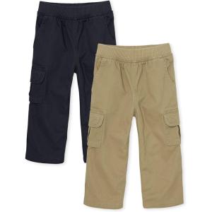 imageThe Childrens Place and Toddler Pull on Cargo PantsmultipacksMulti