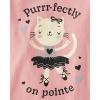 imageThe Childrens Place Baby Girls and Toddler Girls Long Sleeve Graphic T Shirt 2packPurrrfectlyTutu