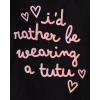 imageThe Childrens Place Baby Girls and Toddler Girls Long Sleeve Graphic T Shirt 2packPurrrfectlyTutu