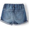 imageThe Childrens Place Baby Girls and Toddler Jean Midi Shorts Lily WashLily Wash 2pack