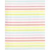 imageThe Childrens Place Baby Girls and Toddler Short Sleeve Flutter Knit ShirtsPinkStripeBlue Hilo 3pack