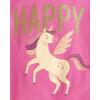 imageThe Childrens Place Baby Girls and Toddler UnicornsButterfliesTrends Long Sleeve Graphic TShirts4 PackButterflyFloral LoveHappyFloral
