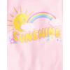 imageThe Childrens Place Baby Girls and Toddler UnicornsButterfliesTrends Short Sleeve Graphic TShirts4 PackPowerKindButterflySunshine
