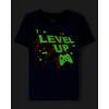 imageThe Childrens Place Boys 100 Cotton Sleeve Top and Shorts 2 Piece Pajama SetLevel Up Gamer