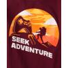imageThe Childrens Place Boys GamerCarsSports Long Sleeve Graphic TShirts2 PackSeek AdventureDino