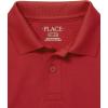 imageThe Childrens Place Boys Multipack Short Sleeve Performance PolosNauticoClassic RedWhite 3pack