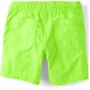imageThe Childrens Place Boys Quick Dry Pull on Jogger Shorts 55quotShocking Green