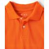 imageThe Childrens Place Boys Uniform Short Sleeve Pique PoloFlame