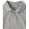 imageThe Childrens Place Boys Uniform Short Sleeve Pique PoloSmoke
