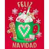 imageThe Childrens Place Kids All HolidaysBirthdays Long Sleeve Graphic TShirts2 PackCat OrnamentsFeliz Navidad