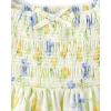 imageThe Childrens Place and Toddler Short Sleeve Casual DressesWildflower White Flutter Sleeve