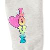 imageThe Childrens Place babygirls And Toddler Long Sleeve Active Shirt and Pant 2 Piece OutfitLove