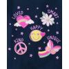 imageThe Childrens PlaceBaby Girlsand Toddler FamilyMomDadSibling Short Sleeve Graphic TShirtsmultipacksLove FamilyLovedCat Unicorn 3Pack4 Years