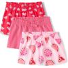 Watermelons/Pink/Strawberries 3-pack