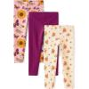imageThe Childrens Place Baby Girls and Toddler Printed Leggings MultipacksPink Kiss 3pack