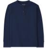 imageThe Childrens Place Boys Long Sleeve Thermal Henley ShirtTidal