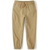 imageThe Childrens Place Boys Quick Dry Pull on Jogger PantsFlax