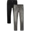 imageThe Childrens Place Boys Super Skinny JeansBlackGray 2pack