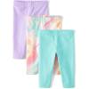 imageThe Childrens Place and Toddler Capri Leggings MultipacksPurple Ribbon 3pack