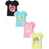 imageThe Childrens PlaceAnd Toddler Girls Short Sleeve Graphic Tshirt 4packBabyGirlsLove FlowerRainbow FlowerHappy RainbowRainbow Love4T