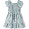 imageThe Childrens PlaceBaby Girlsand Toddler Short Sleeve Casual DressesDusky Blue12 Months18 Months