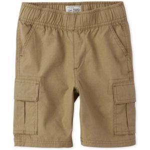 imageThe Childrens Place Baby Boys and Toddler Pull on Cargo ShortsFlax Single