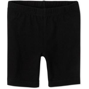imageThe Childrens Place Baby Girls Mix And Match Bike ShortsBlack Single