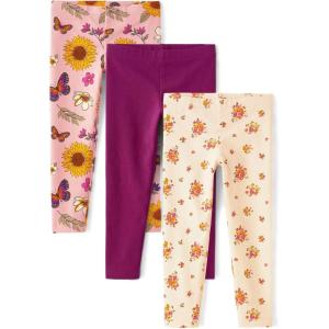 imageThe Childrens Place Baby Girls and Toddler Printed Leggings MultipacksPink Kiss 3pack