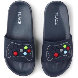 imageThe Childrens Place Boys Everyday Slip on Slide SandalsGame Controller