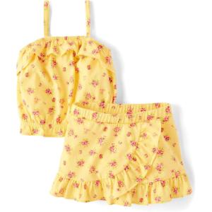 imageThe Childrens Place babygirls And Toddler Tank Top and Skort 2 Piece Outfit SetSun Valley