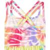 imageThe Childrens Place BabyGirls Sleeveless Strappy Back Summer DressesCasual DressPink Tye Dye Swirl