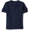 imageThe Childrens Place Boys Long Sleeve Rolled Cuff Henley ShirtTidal Blue