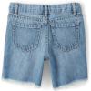imageThe Childrens Place Girls Denim Midi ShortsLea Distressed