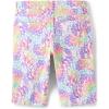 imageThe Childrens Place Girls Denim Skimmer ShortsLavender Swirl
