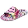 imageThe Childrens Place Girls Everday Slip on Slide SandalsPink Smiley Faces