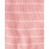 imageThe Childrens Place Girls Long Sleeve Crew Neck Pullover SweaterFuzzy Pink Stripe