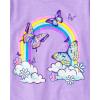 imageThe Childrens Place Girls School Days Short Sleeve Graphic TShirtsmultipacksFirst Day of SchoolRainbowCat Books