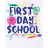 imageThe Childrens Place Girls School Days Short Sleeve Graphic TShirtsmultipacksPaint FaceLoveFirst Day of School
