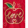 imageThe Childrens Place Girls School Days Short Sleeve Graphic TShirtsmultipacksPaint FaceLoveFirst Day of School