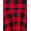imageThe Childrens Place Girls Short Sleeve Dressy DressClassic Red Bufflo Plaid Single