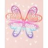 imageThe Childrens Place Girls Short Sleeve Graphic T ShirtButterflyButterfly HeartsRainbows