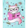 imageThe Childrens Place Girls Short Sleeve Graphic T ShirtSmart CookieLove LearnReading Cat
