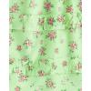 imageThe Childrens Place Girls Short Sleeve Smocked Summer DressesGreen Floral