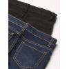 imageThe Childrens Place Girls Super Skinny JeansDark TwilightBlack 2pack