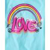 imageThe Childrens Place Girls TrendsIcons Short Sleeve Graphic TShirts5 PackLoveButterflySea TurtleGiraffe