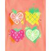imageThe Childrens Place Girls TrendsIcons Short Sleeve Graphic TShirts5 PackSummer