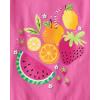 imageThe Childrens Place Girls TrendsIcons Short Sleeve Graphic TShirts5 PackYummy Foods
